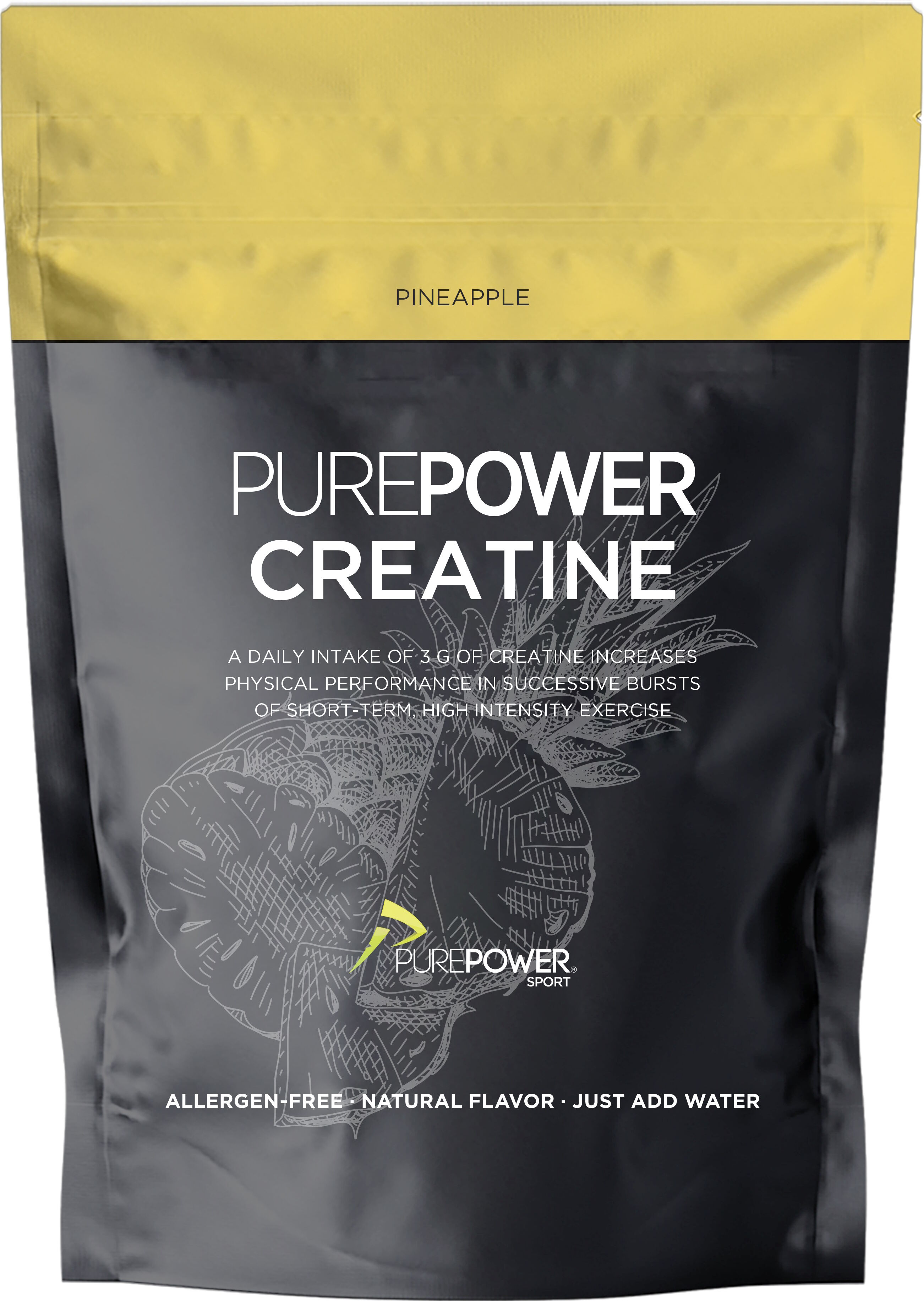 PurePower Pure Power Kreatin Ananas Kosttilskud 300 g