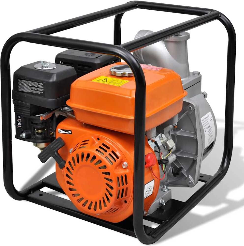vidaXL Pompe à eau à moteur à essence 80 mm Connexion 4800 W