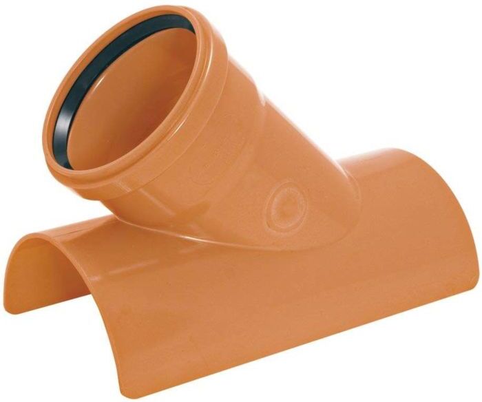 Airfit Klebeabzweig 456125KA DN 160 x 125 x 45°, PVC-U