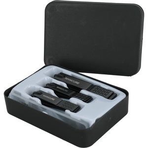 Böttcher-AG Nagelknipser Premium, Set, Edelstahl, für Finger- und Fußnägel, mit Polierfeile
