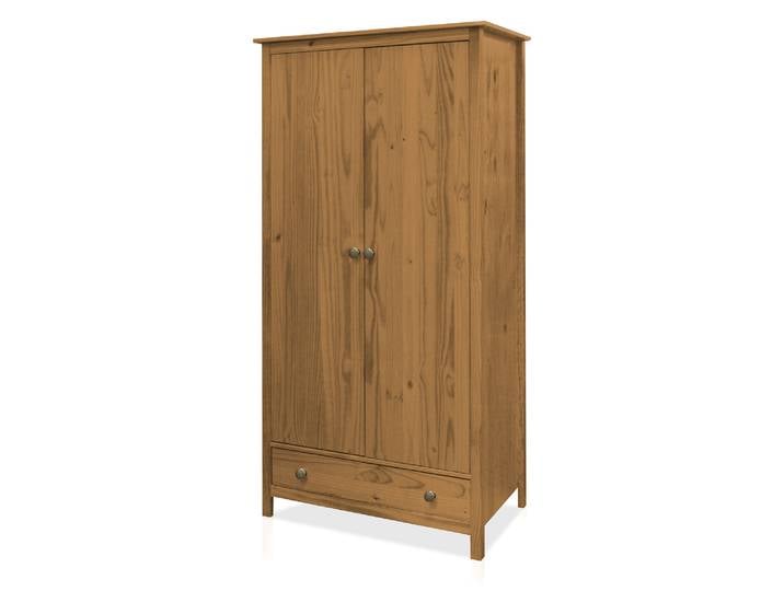 TOBINO Kleiderschrank, Material Massivholz, Kiefer, Kiefer