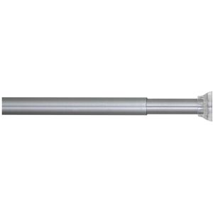 Sealskin Duschvorhangstange Teleskop, 275552205, 110 - 185 cm, ausziehbar, zum Klemmen, silber