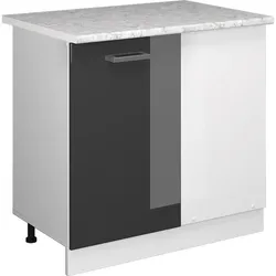 Vicco, Regal, Eckschrank für Hausrat R-Line (86 x 60 x 81.60 cm)