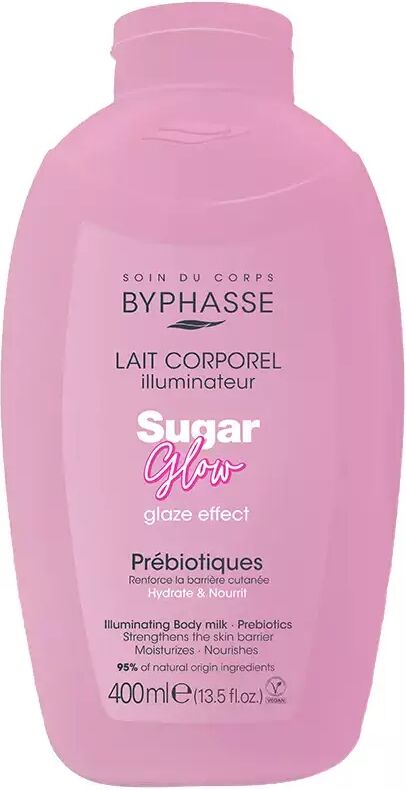 Byphasse Sugar Glow Leche Corporal Iluminadora Con Prebióticos 400 ml