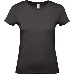 B&C Damen T-Shirt #E150 TW02T black L
