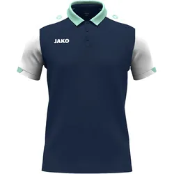 JAKO Dynamic Poloshirt 915 - marine/weiß/minze L