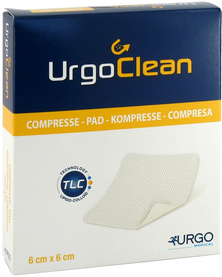 Urgoclean Kompresse 6x6 cm 10stk