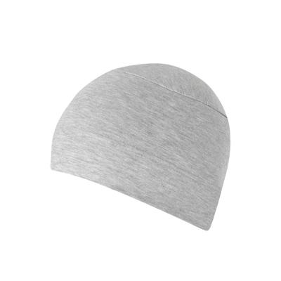Strickmütze TRIGEMA "TRIGEMA Soft-Cap", Damen, Gr. 900, grau (grau, melange), Baumwollmischung, Mützen Strickmütze
