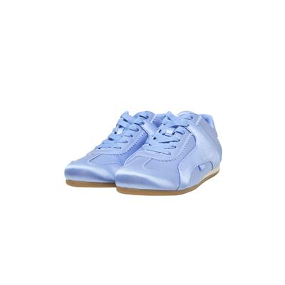 Sneaker BUFFALO "Buffalo VARSITY", Damen, Gr. 36, blau (light blau), Polyester, Schuhe Sneaker