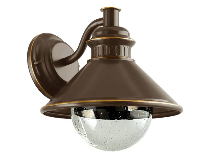 Wandlampe aussen Albacete braun, kupfer IP44