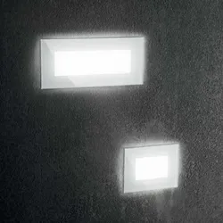 Ideal Lux 255781 LED Außen Wandleuchte Indio 1x5w | 585lm | 3000k | IP65 - weiß