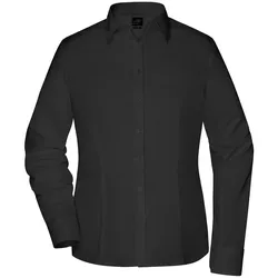 Damen Business Bluse "JN645" Slim Fit - S - black