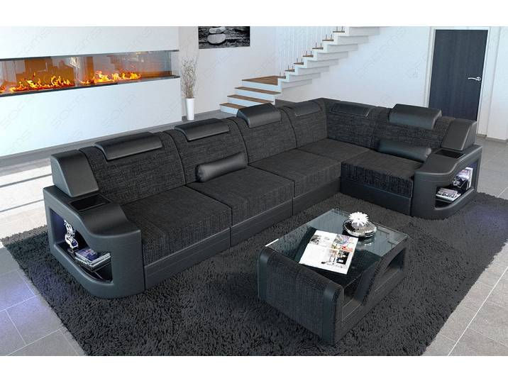 Stoff Ecksofa Padua L-Form