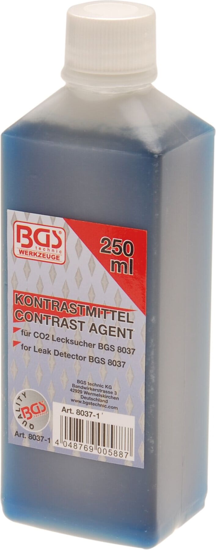 BGS Kontrastmittel für Lecksucher / Lecktester 8037-1, 250 ml, für Art. 8037 ; BGS technic)