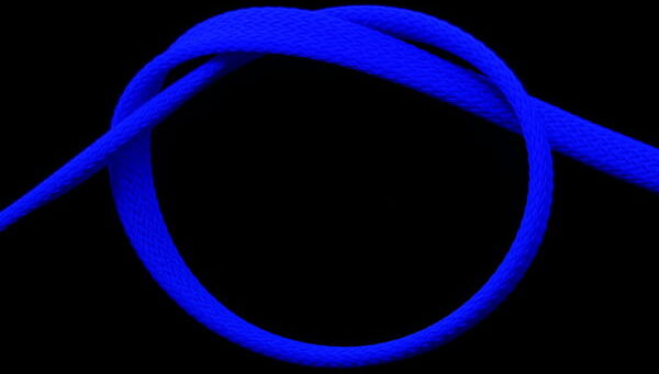 Phobya Flex Sleeve 10mm (3/8") UV-blau 1m