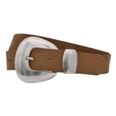 Ledergürtel ANNAMATONI "AnnaMatoni AnnaMatoni Damen Ledergürtel mit dekorativer", Damen, Gr. TW80, braun (cognac 645), 100% Leder, Gürtel Ledergürtel