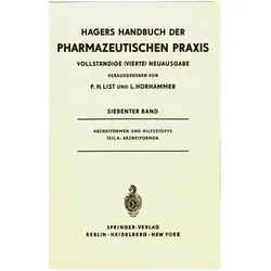 Arzneiformen und Hilfsstoffe, Fachbücher von Paul Heinz List, Ludwig Hörhammer