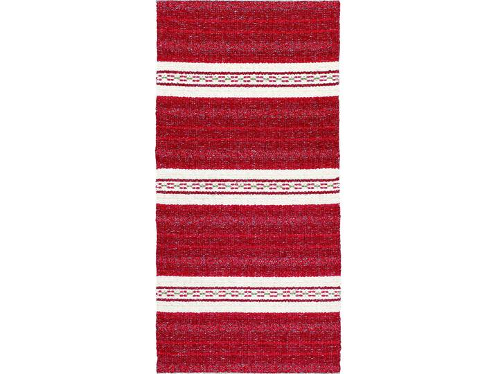 HORREDSMATTAN Teppich Asta red Streifen Mischgewebe 70 x 340 cm - Teppich
