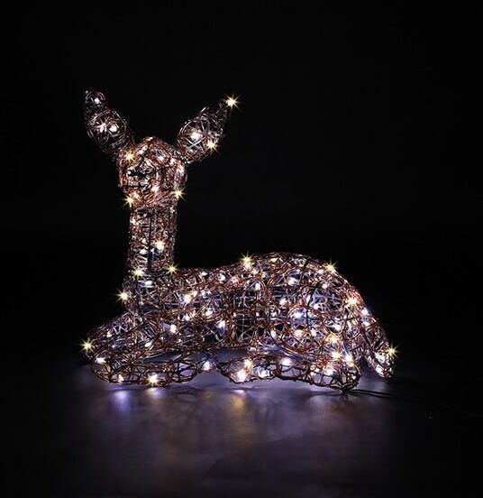 Noma 40cm Copper Acrylic Resting Fawn
