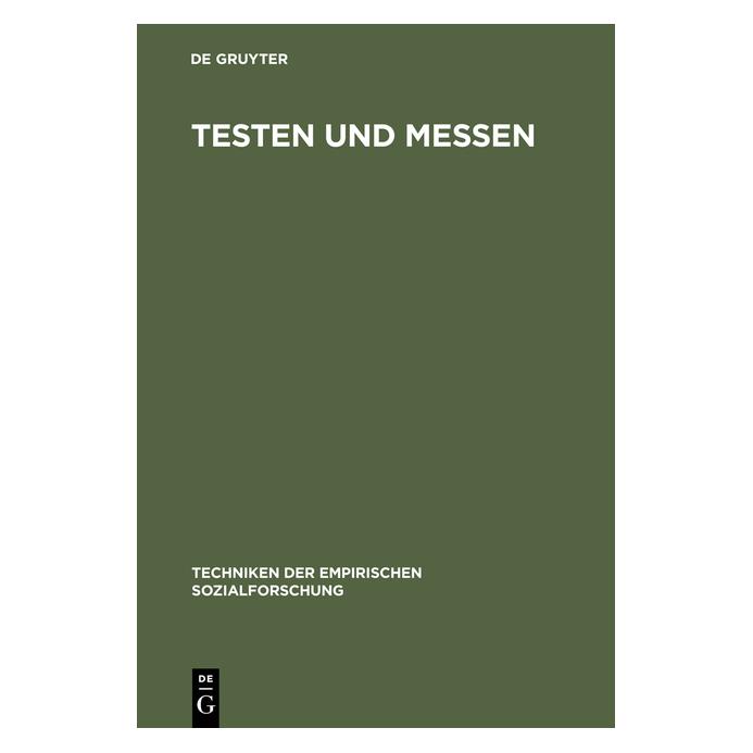 De Gruyter Testen und Messen (Deutsch, 1976) (67826258)