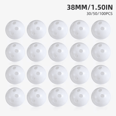Inspire Picks Plastic Rattle Bell Balls & Squeaker Inserts For DIY Pet Toys Plush Toy Repair Accessories (30 50 100PCS) rattle Ball 38mm 50pcs