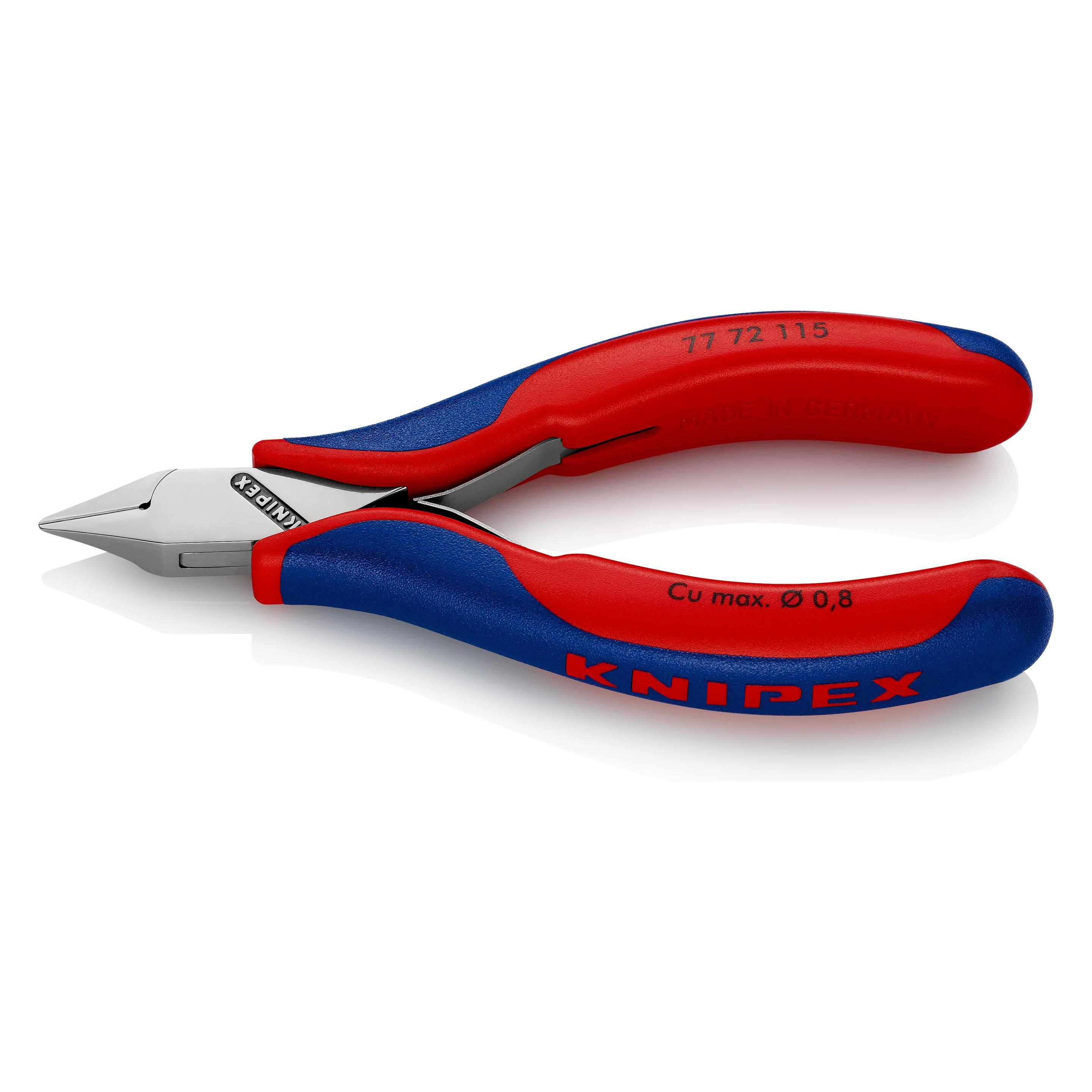 Knipex Seitenschneider spitz, kleine Wate 115mm (115 mm) (77 72 115 SB)
