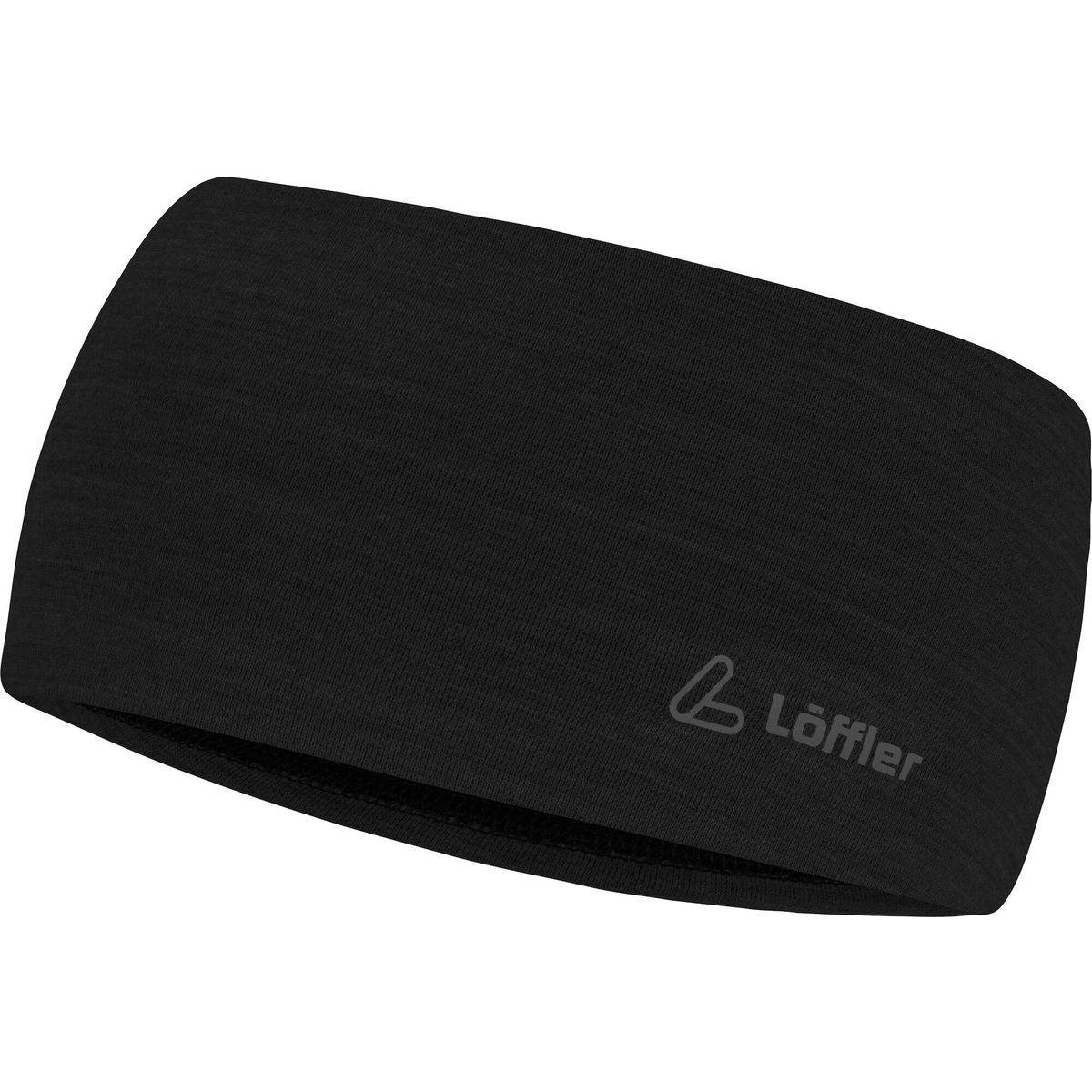 Löffler Merino Wool Headband Wide black (990) OS 26108-990-OS