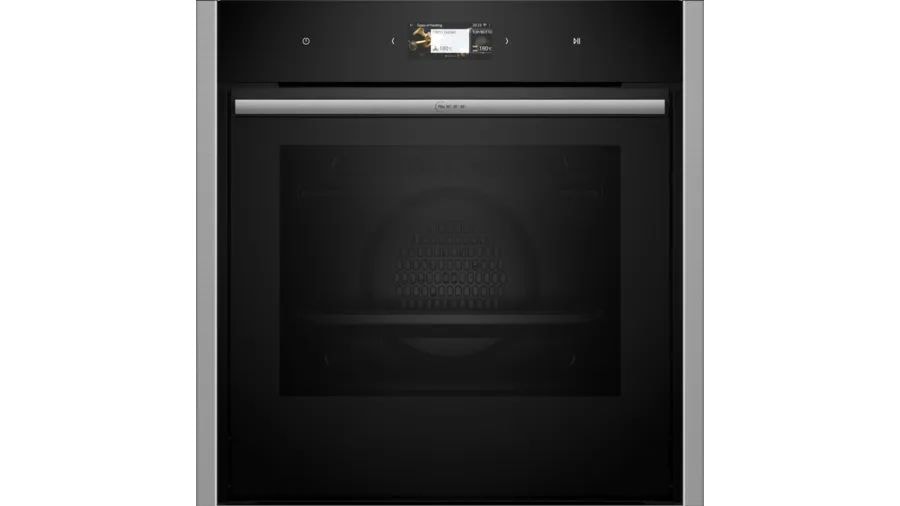 Neff BMK6470CS (B64CS71N0 + Z1608CX0) Slide & Hide Einbaubackofen groß AutoClean (Schwarz/Edelstahl)