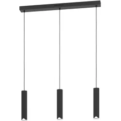 EGLO, Pendelleuchte, Balamorta-Z Long Table Pendant - Black L78 - RGB + TW - Zigbee, Bluetooth (1500 lm)