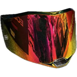 LS2 Visier Purple-Rot verspiegelt Pinlock vorbereitet FF 805 Thunder