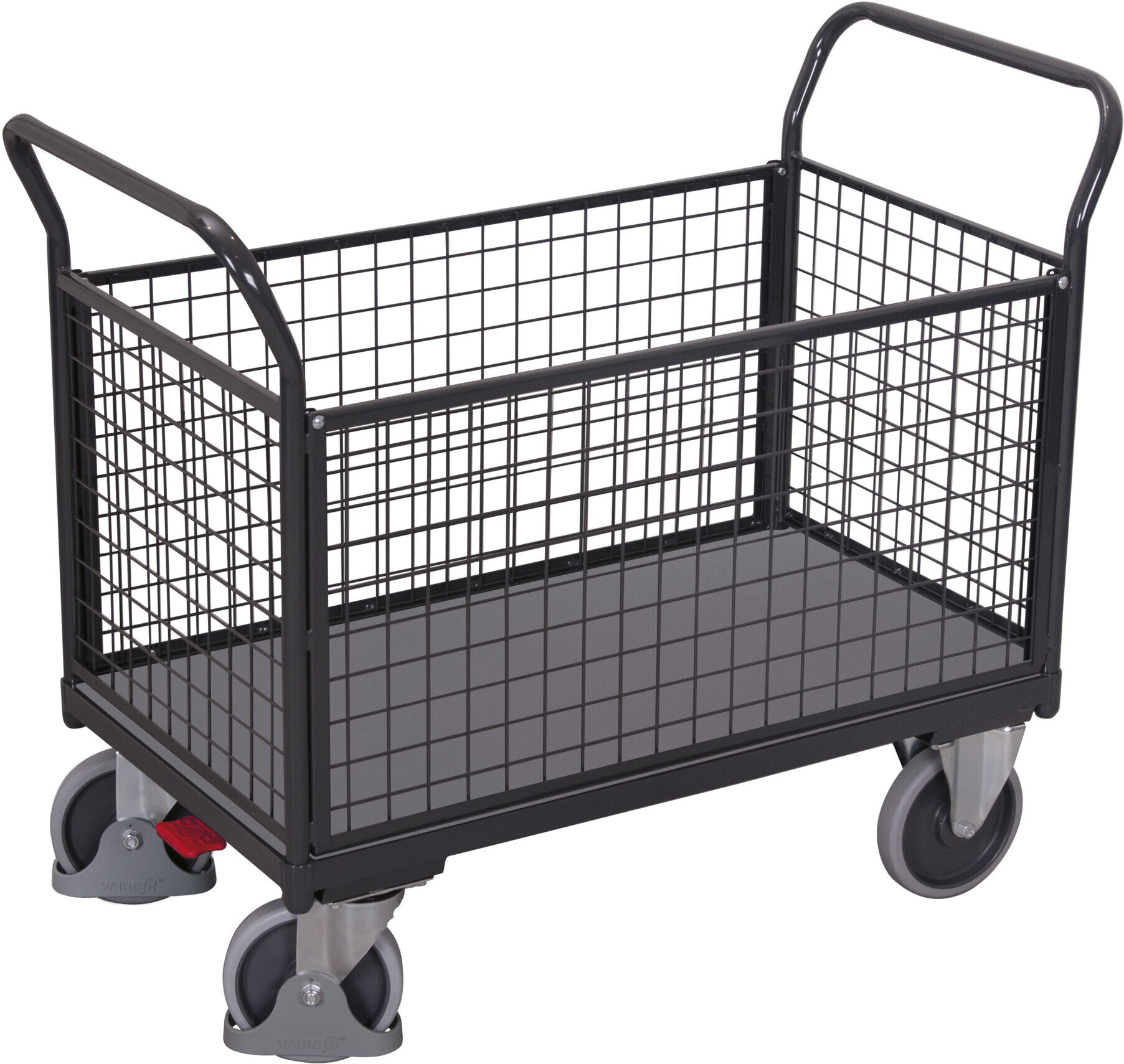 Variofit Vierwandwagen mit Draht RAL 7016 (sw-500.401/AG)