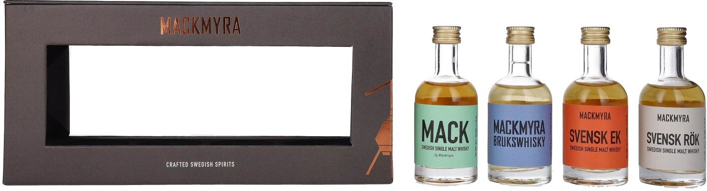 Mackmyra Whisky Mackmyra CLASSICS Collection 43,4% Vol. 4x0,05l in Geschenkbox