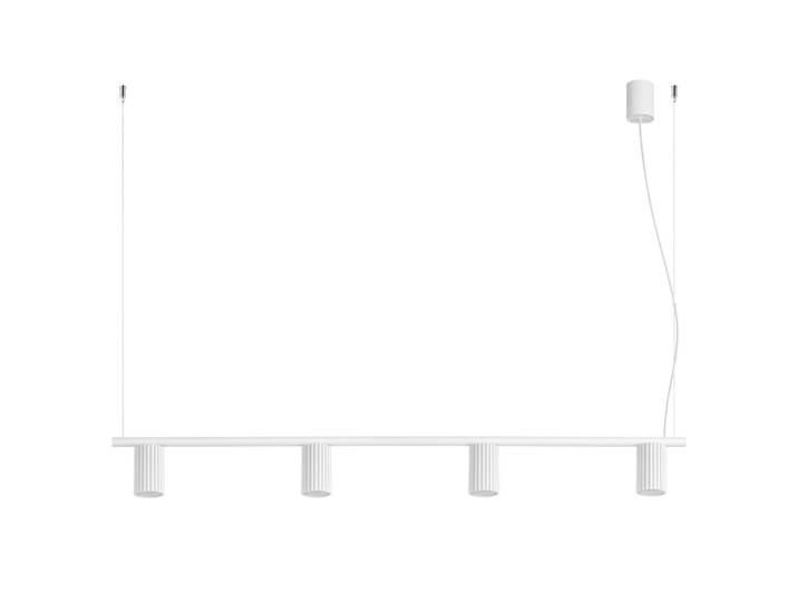 Lustres aluminium blanc h 212 cm