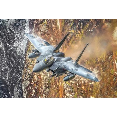 Fototapete PAPERMOON "F15 Fighter", bunt, B:2,5m L:1,86m, Vlies, Tapeten