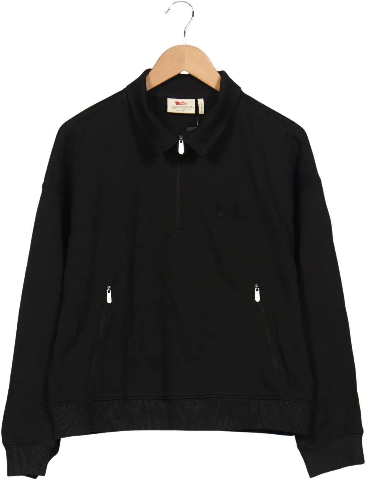 Fjällräven Damen Sweater, Schwarz, Gr. 8Xl, Baumwolle - Second Hand