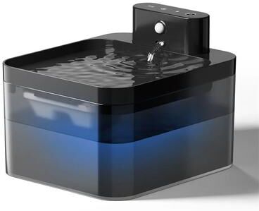 Inspired Finds 2.2L Automatic Pet Drinking Fountain With Motion Sensor square Fountain Only Fountai