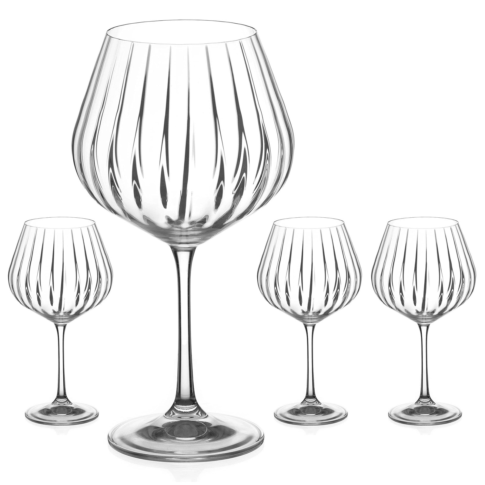 Dripio Gin-glazen set Mirage, 4 glazen, 570 ml, kristal
