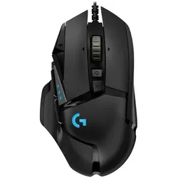 Logitech G G502 Hero (Kabelgebunden), Maus, Schwarz