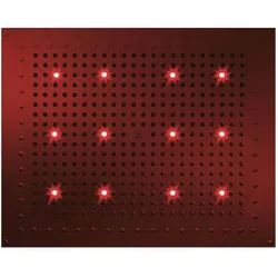 Bossini Kopfbrause Dream Rectangular Flat RGB Cromotherapie L: 57 B: 47 cm H37455000030016