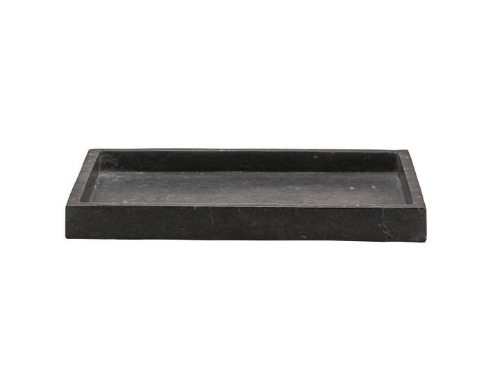 Aquanova Tablett Hammam, Anthrazit, Dunkelgrau, Stein, 15x3x35 cm, Geschirr, Tischkultur & Serviergeschirr, Tabletts