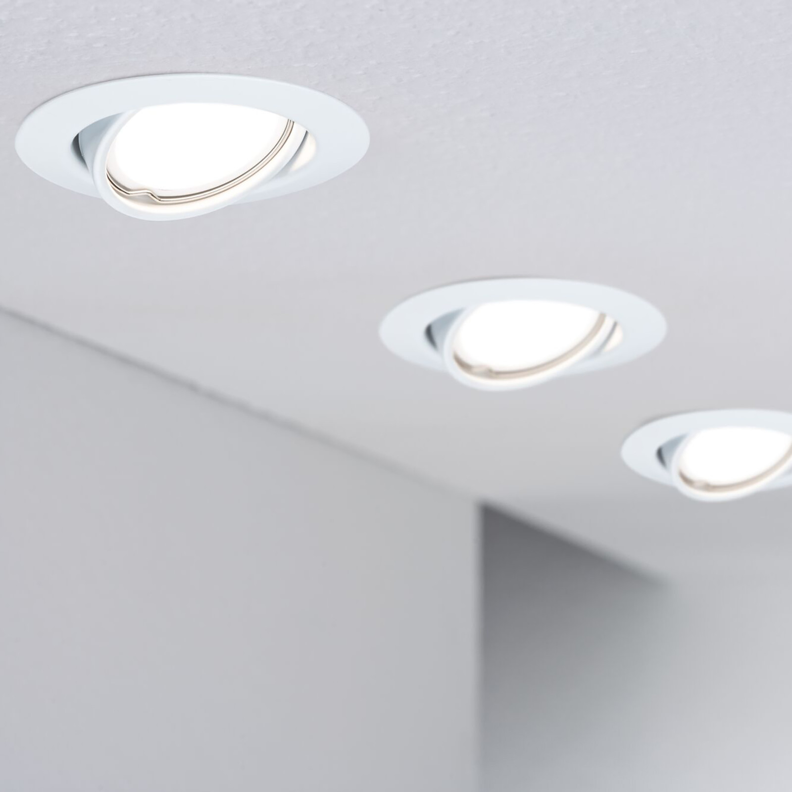 home24 LED-lichtbron 29268 set van 3 wit Ø 5cm