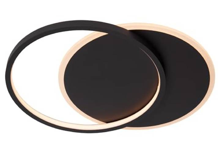 LUCIDE AXELLE - Plafonnier - Ø 29\,5 cm - LED 3 StepDim - 1x24W 2700K - Noir