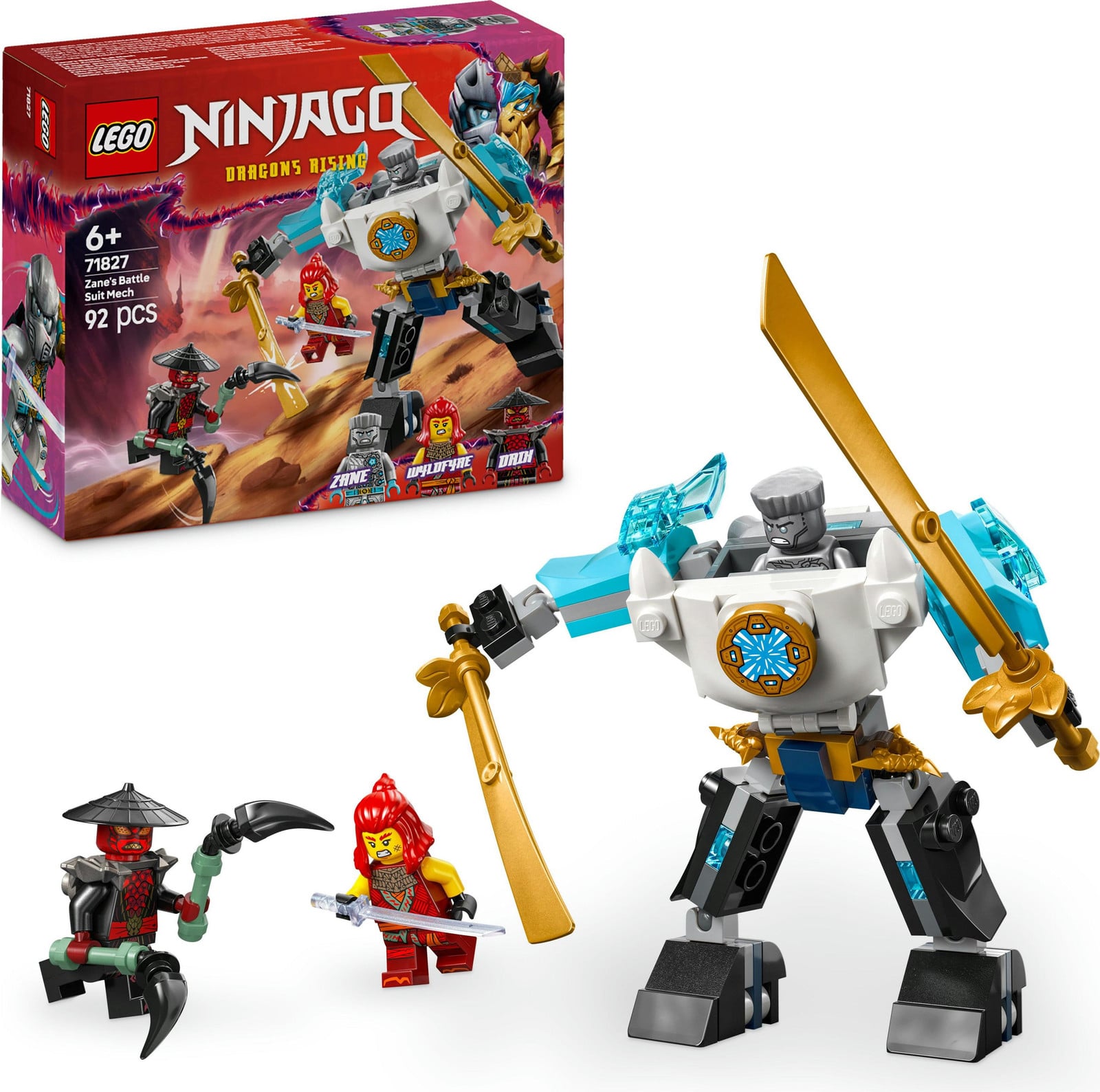 LEGO NINJAGO Zane Gevechtsrobotkostuum 71827