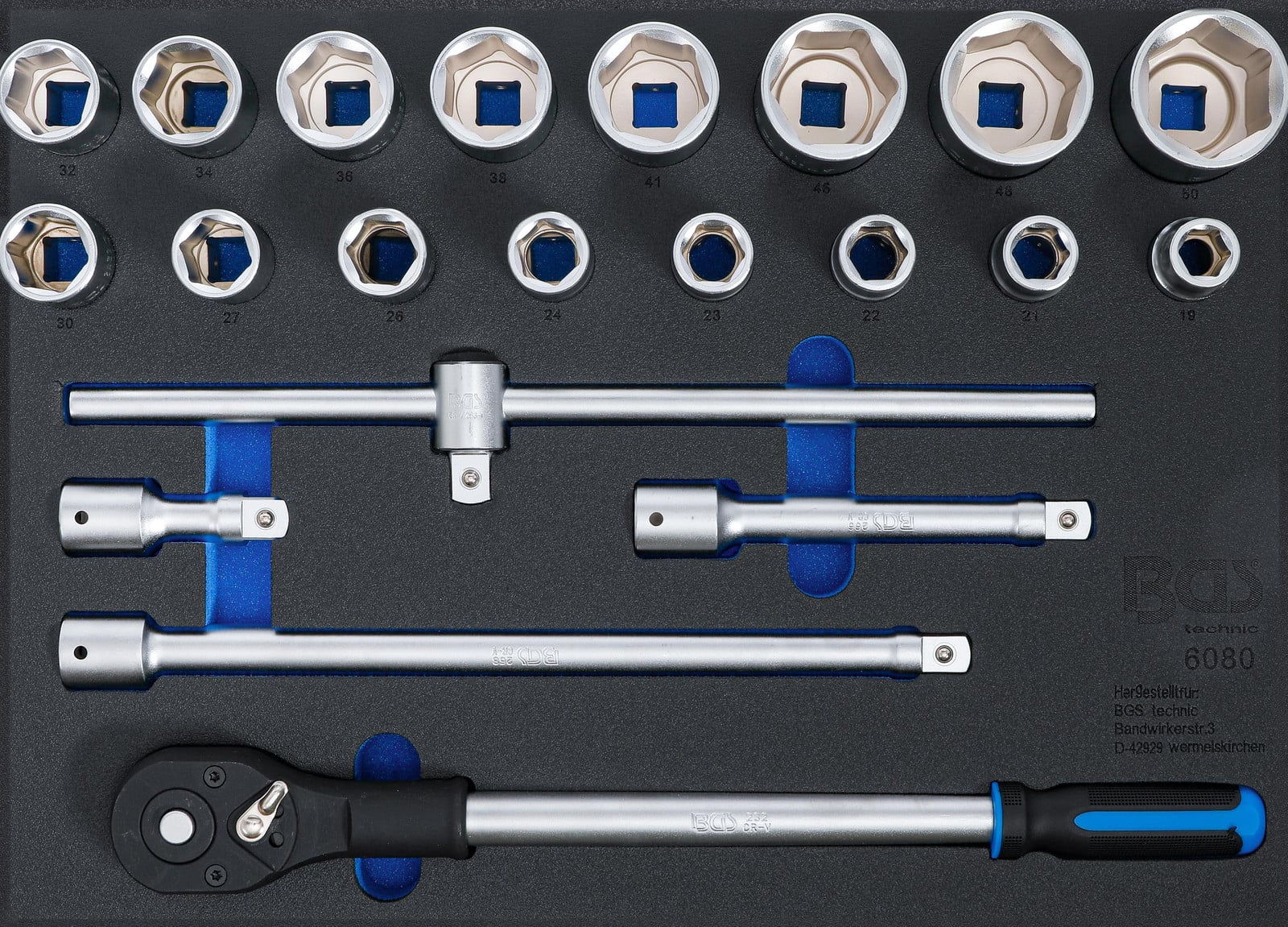 BGS technic gereedschapsbak 3/3 Doppenset 13182