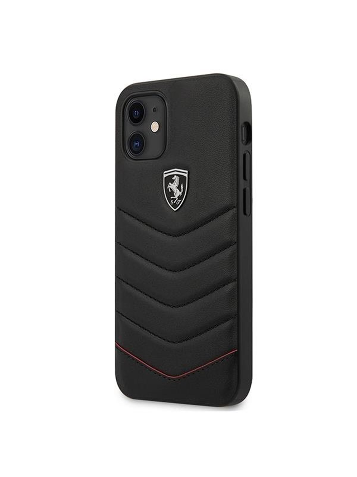 Ferrari Off Track Quilted Case for iPhone 12 mini - Black