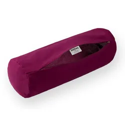 NACKENROLLENBEZUG Basic 100% Baumwolle hibiskus 40/15 cm