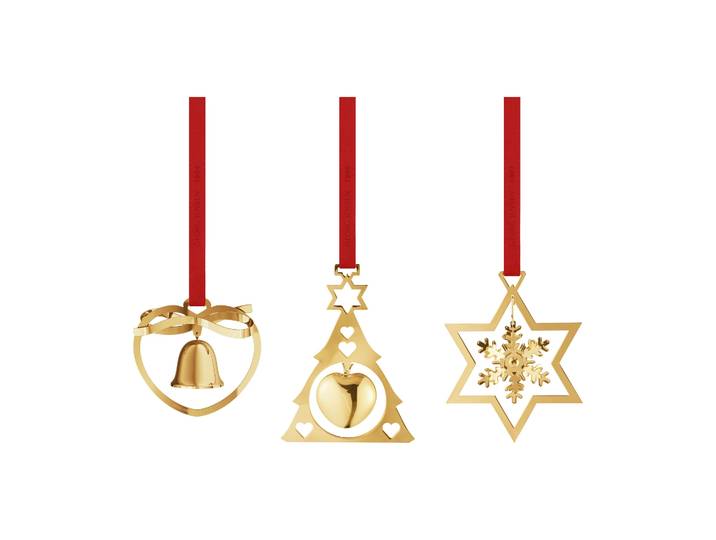 Georg Jensen Mini mobile 2024 3 pièces Plaqué or