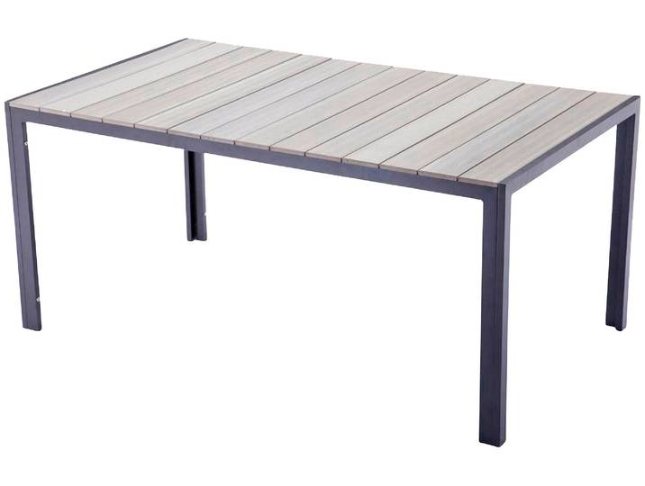 Gartentisch GARDEN PLEASURE OLIVIA , grau, B:90cm H:72cm T:150cm, Tische, Gartentisch