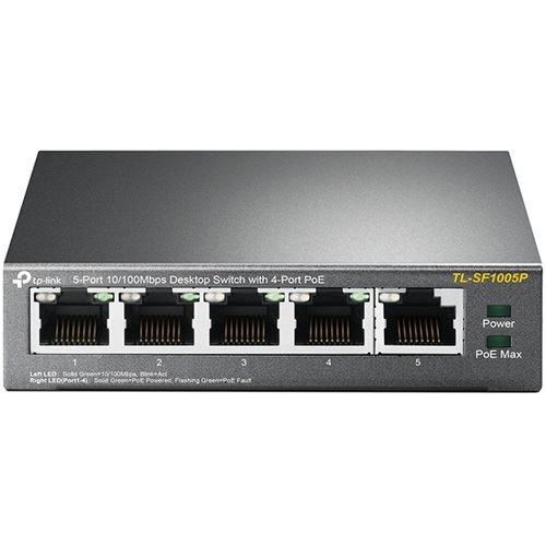 TP-Link TL-SF1005P 5-Port 10/100 Desktop Switch 4x PoE