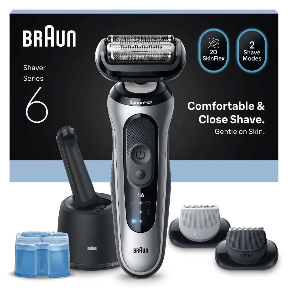 Braun Series 6 62-S7650cc Nass&Trocken Rasierer Lithium-Ion (Li-Ion) jetzt inkl. SPARFESTIVAL-Bonus* 8700216647403